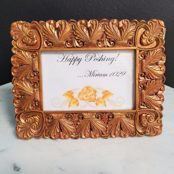 Ornate 4" x 6" Picture Frame - Picture 1 of 3